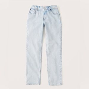 Abercrombie Curve Love Low Rise 90s straight jeans